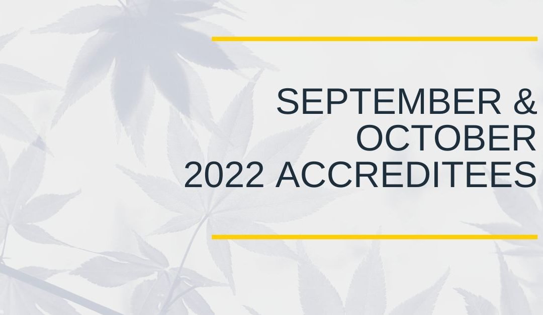 BHCOE September and October 2022 Accreditation Announcements